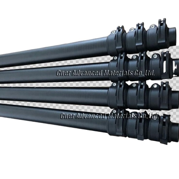 Multifunctional carbon fiber extendable Poles/fiberglass telescopic mast/telescopic camera mast