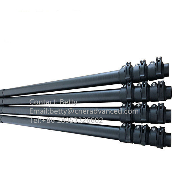 Made in China 25 35 45 feet carbon fiber telescopic pole for water fed pole with gooseneck