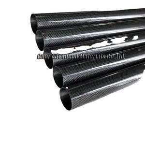 3k glossy Carbon Fiber Alpine Ski pole/Carbon fiber square tube/oval shape carbon fiber tubing poles