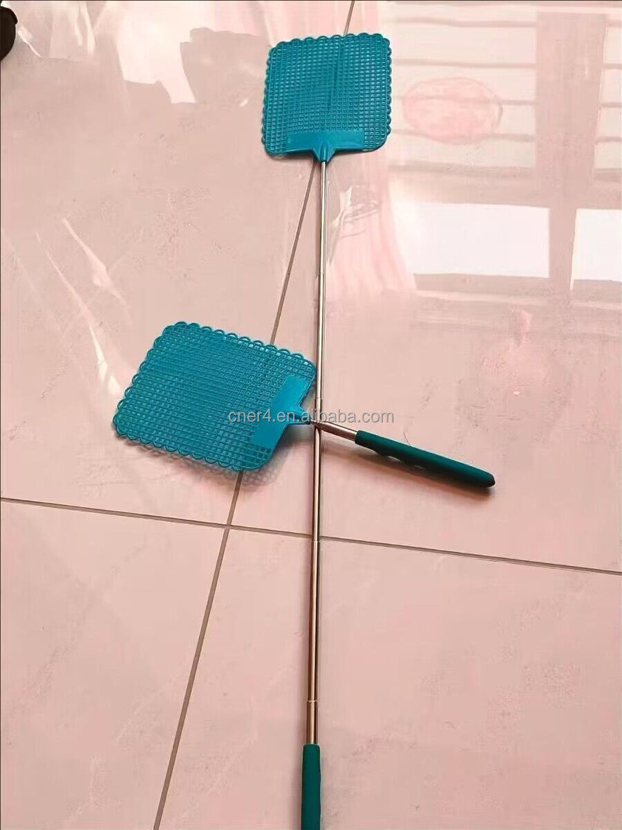 moskito Fly Killer Bat/Telescopic Fly Swatter Manual/ Heavy Duty Plastic Flyswatter with Extendable Pole