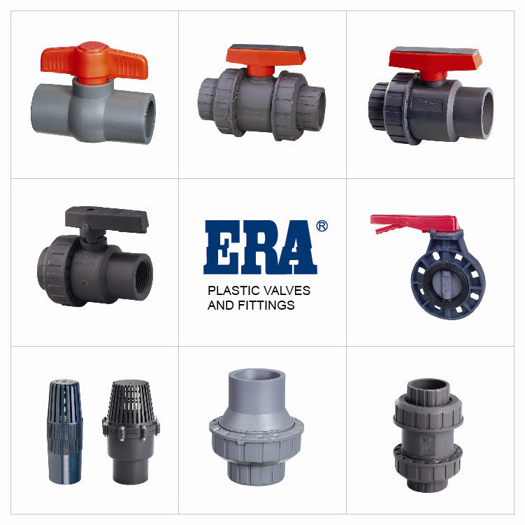 Factories for sale in china plastic pipe and fittings material pvc swing check valve