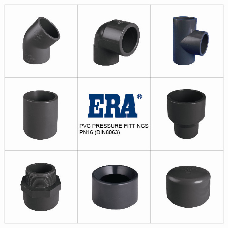 ERA PN16 High Quality PVC/UPVC Pipe Fittings threaded Female Plastic End Cap With DVGW Certificate