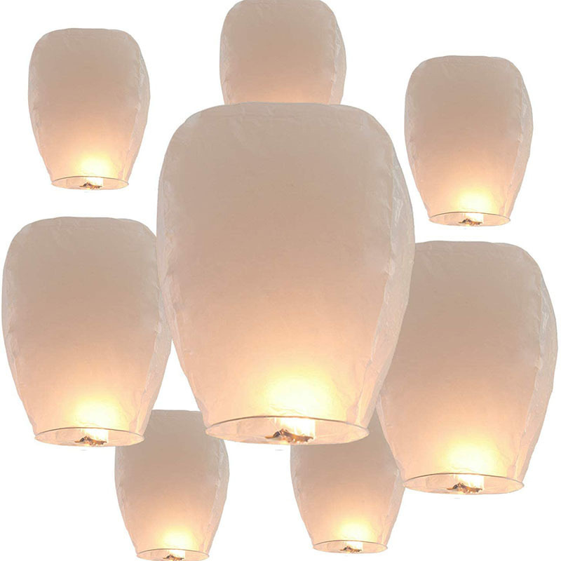 Eco friendly Biodegradable Sky Lantern To release In Sky Traditional Chinese Paper Crafts Lantern