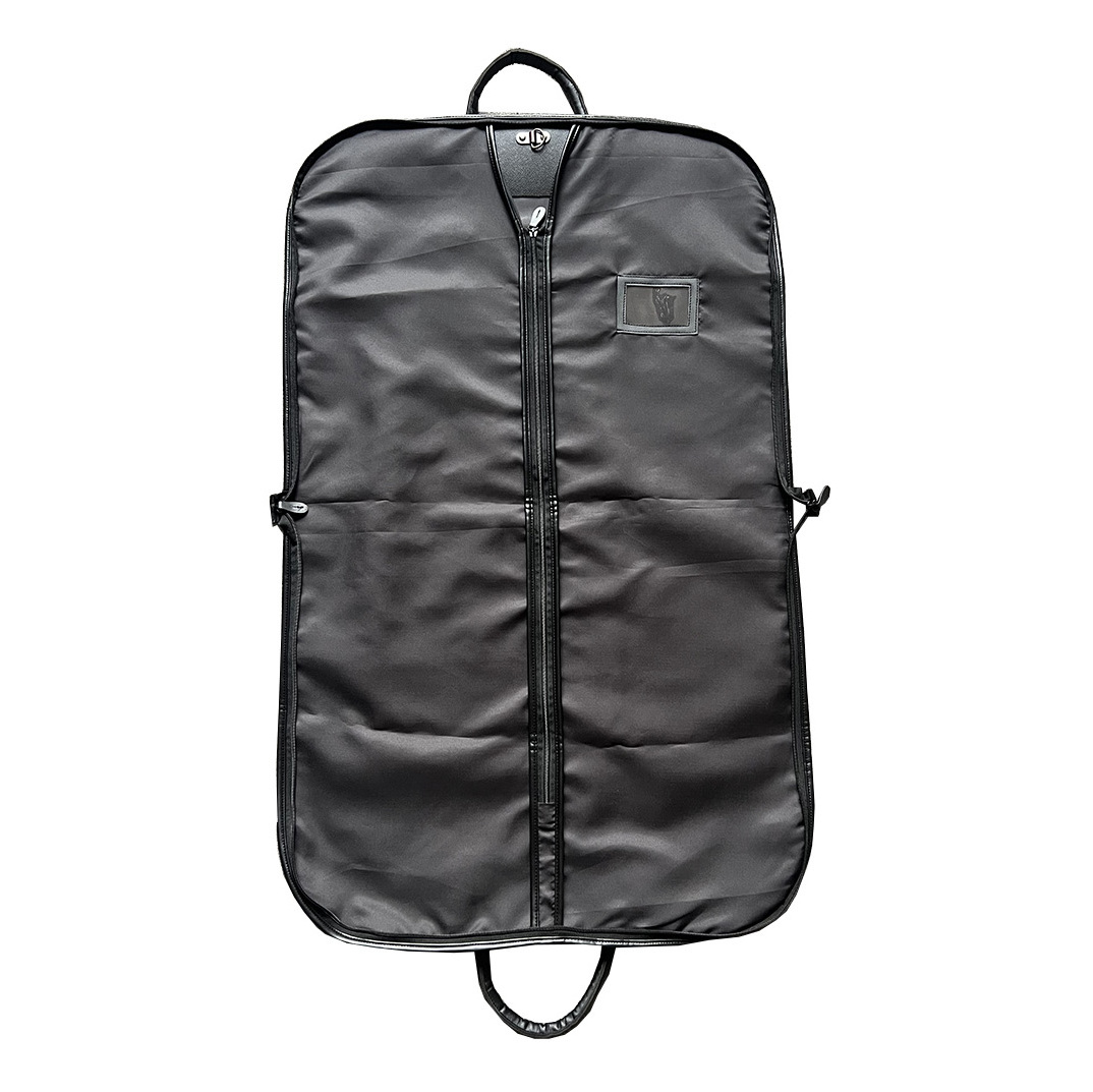 luxury garment bag for protecting suit from dust storage packing foldable suit cover garment bag