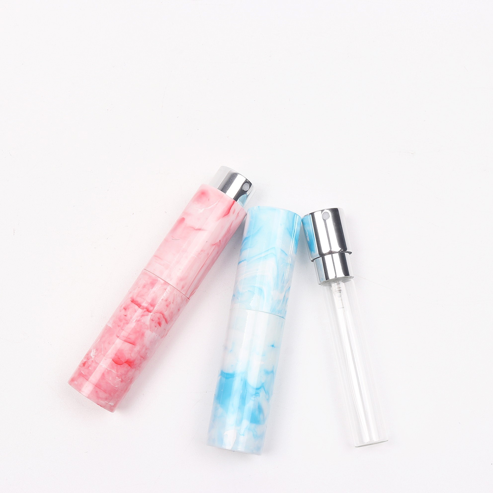 10ML mini atomizer refillable perfume bottles travel sized aluminum with sprayer