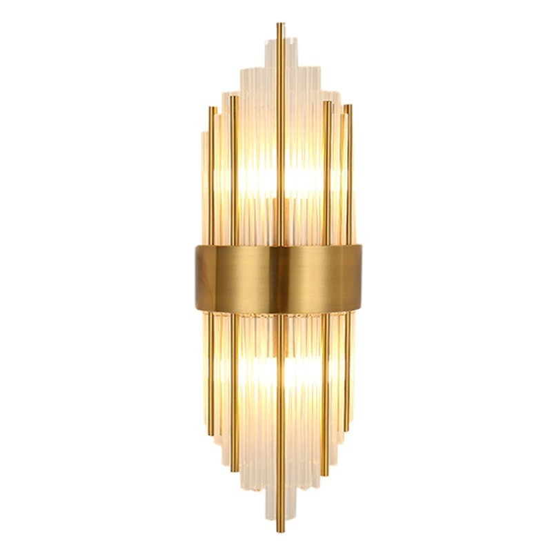 Factory Direct Customized Decorative Bedroom Bedside Sconce Indoor Interior Cristal Luxury Wall Light Crystal Wall Lighting