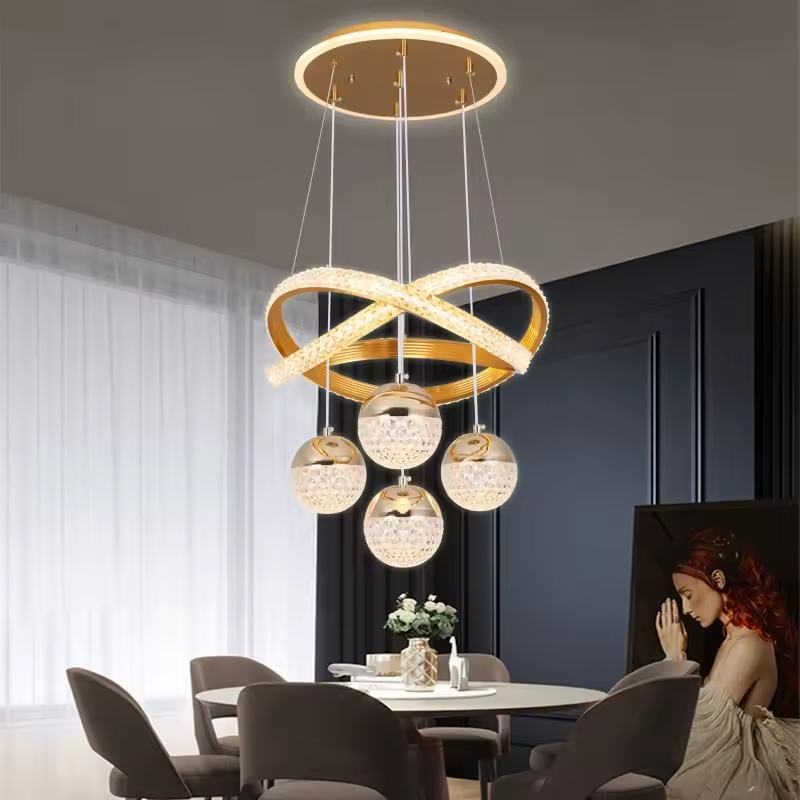 Creative Switch Control Indoor Living Room Ceiling Modern Chandelier Lamp Pendant Lights For Dining Room