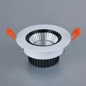 Customization Aluminum High End White Anti Glare Spot Light Recessed Spotlight Led Downlight Commercial Lighting For Hotel