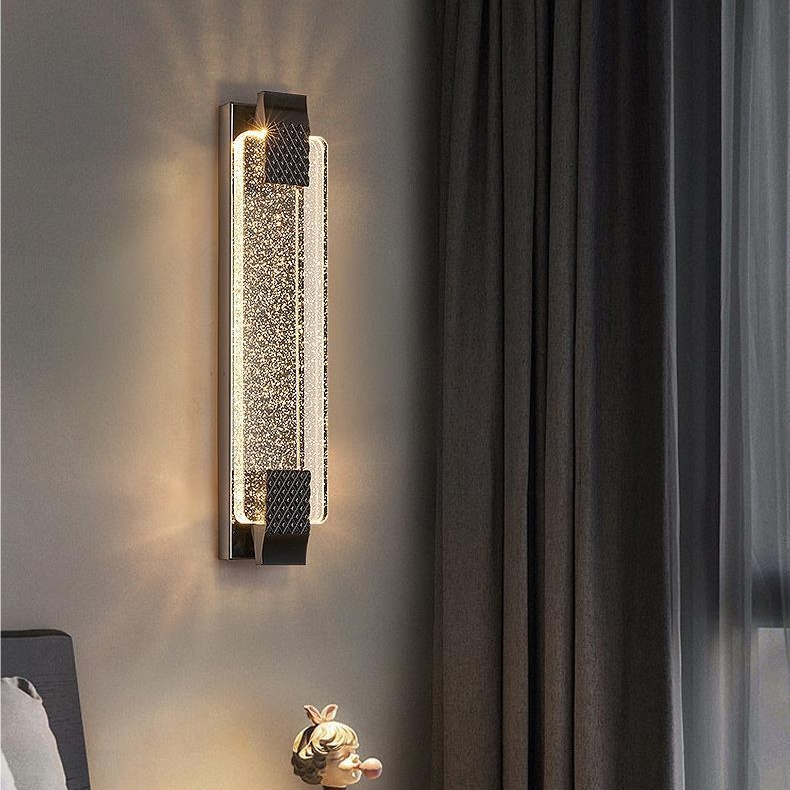 Home Decoration Nordic Modern Gold Luxury Crystal Wall Lamps Sconce Interior Hotel Led Wall Lamps Light