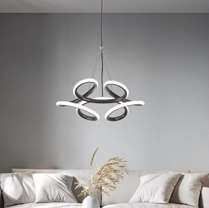 New Design Ceiling Light Circle Low Price Low Price Modern Pendant Light Hanging Led Chandelier