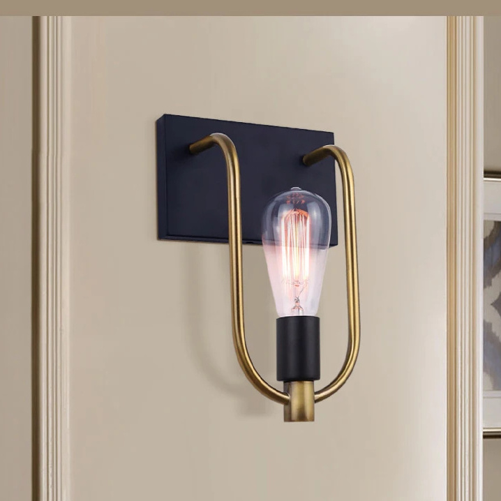 Contemporary Decorative Indoor 3 Bulbs Gold Wall Sconce Light Reading Led Wall Light