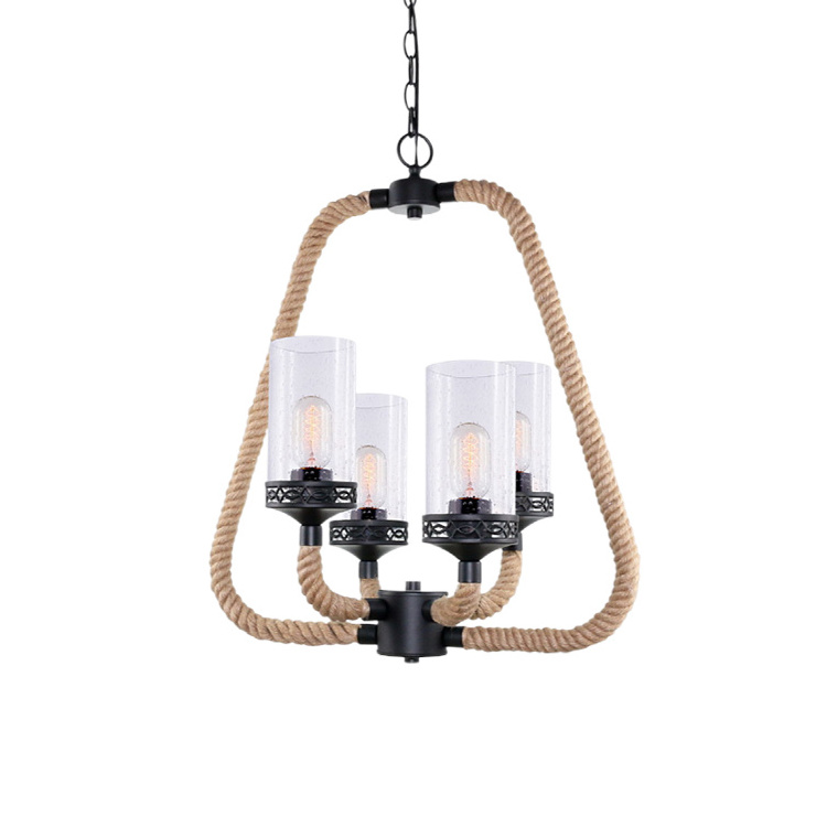 Factory Supply Durable Hanging Lamp Ceiling Light Pendant Farmhouse Chandeliers Lighting Retro Chandelier Modern Living Room