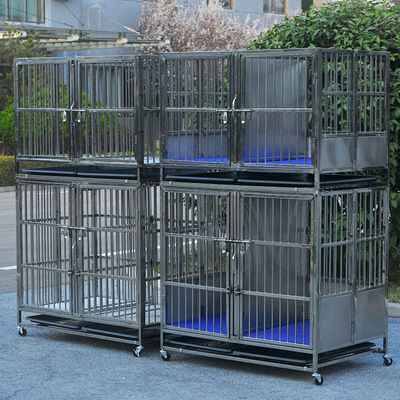 EURPET Cheapest Foldable Veterinary Equipment Dog Cages With Durable Stainless Steel  Veterinary Cages