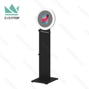 PBF03 18" Ringlight Portable Photo Booth Kiosk for iPad 2019 10.2inch Air Pro for iPad Photo Booth Photobooth Kiosk 9.7-12.9