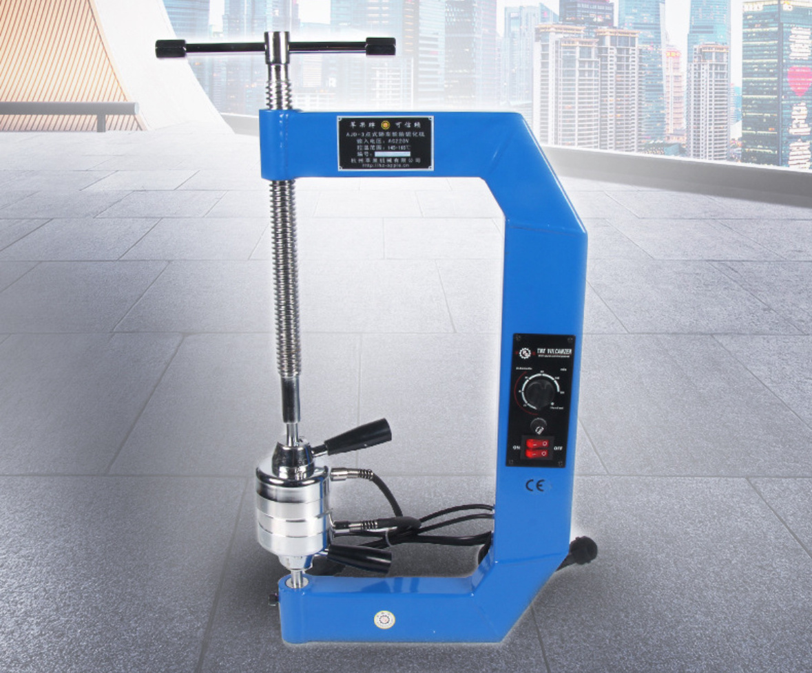 Portable pneumatic rubber tyre hot press vulcanizing machine for tire repair tool tuck tire patch machine