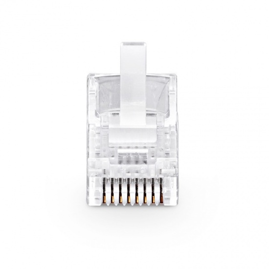 Exact Cables Hot Sale Network Cable Connector Rj45 For Cat5 Cat 5E Utp Ftp 8 Pin Shielded Connector