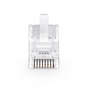 Exact Cables Hot Sale Network Cable Connector Rj45 For Cat5 Cat 5E Utp Ftp 8 Pin Shielded Connector