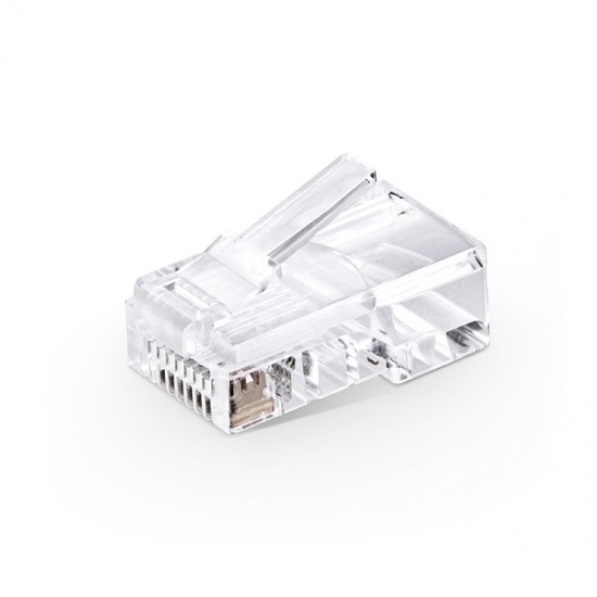 Exact Cables Hot Sale Network Cable Connector Rj45 For Cat5 Cat 5E Utp Ftp 8 Pin Shielded Connector