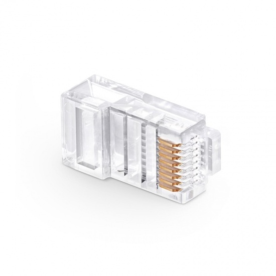 Exact Cables Hot Sale Network Cable Connector Rj45 For Cat5 Cat 5E Utp Ftp 8 Pin Shielded Connector