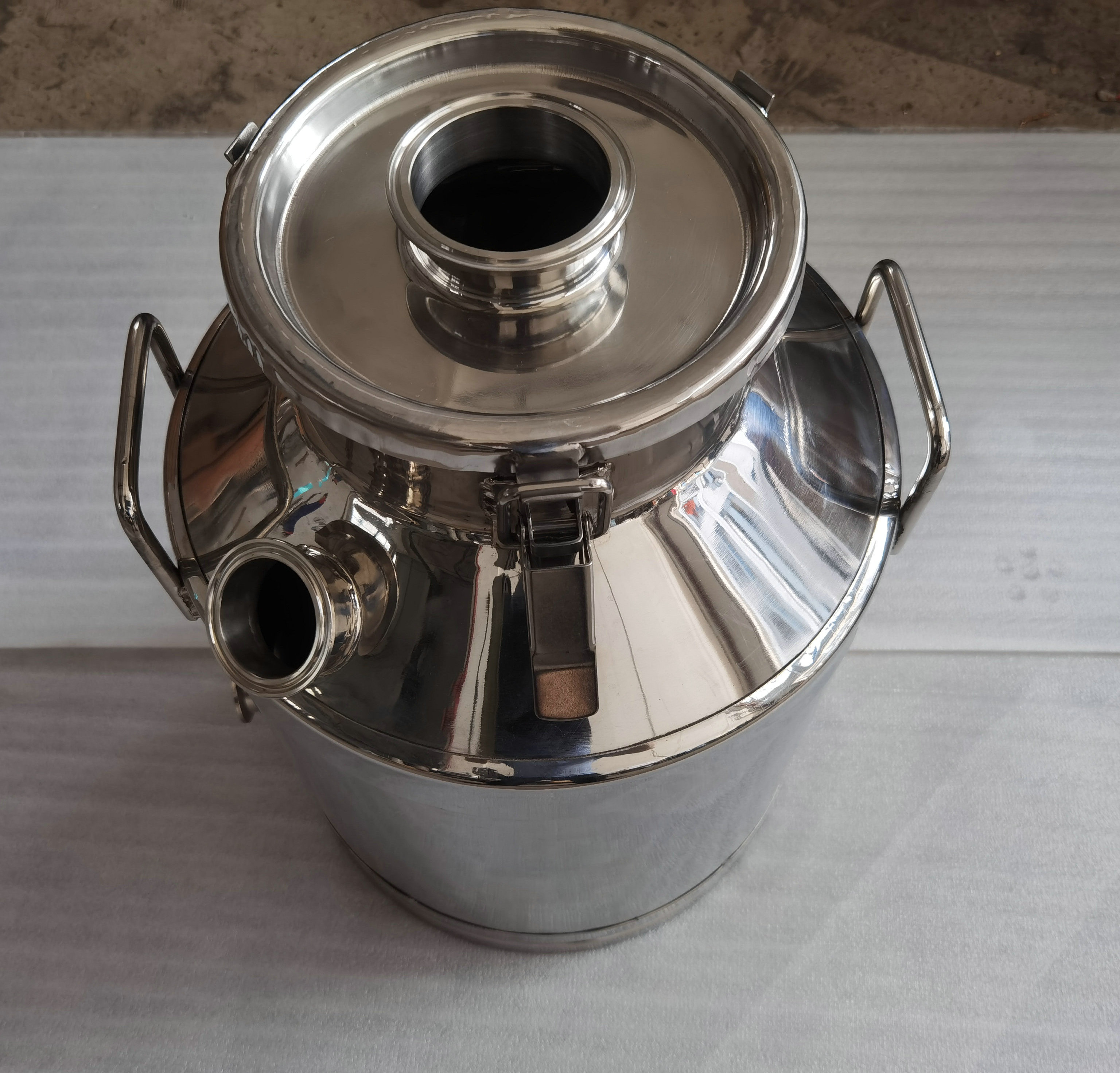 Stainless   Steel Tank Boiler  Can  Distillation  Alcohol Distiller Fittings Stiller  Milk  Bucket  Tank