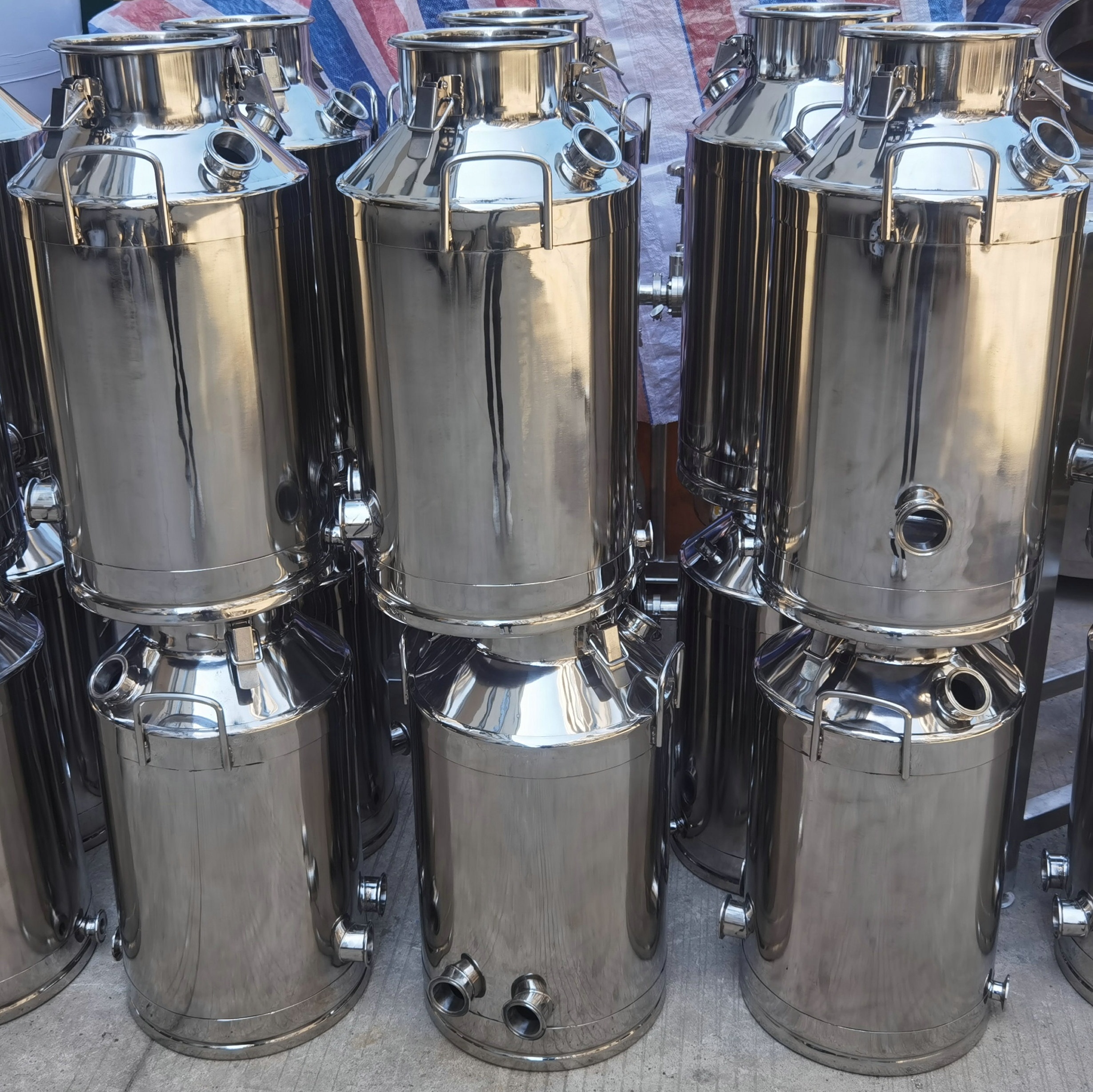 Stainless   Steel  alcohol  Distillation  Alcohol Distiller   Stiller  Milk  Bucket   boiler  Tank