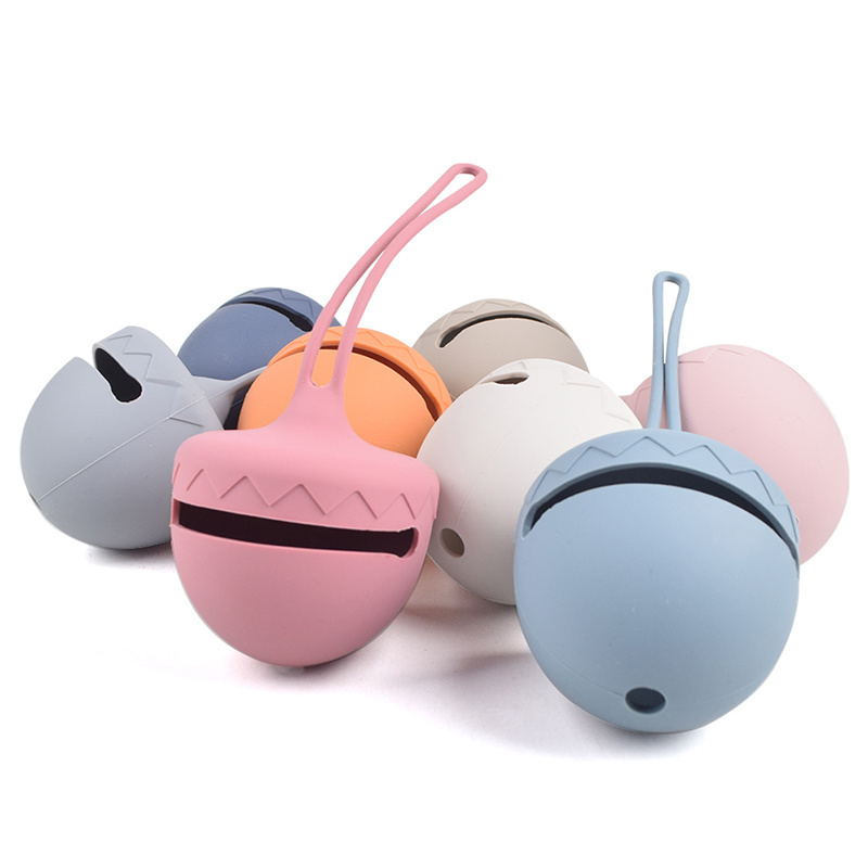 New baby pacifier dummy soother holder chain clips accessory silicone bpa free teeting pouch pacifier head holder