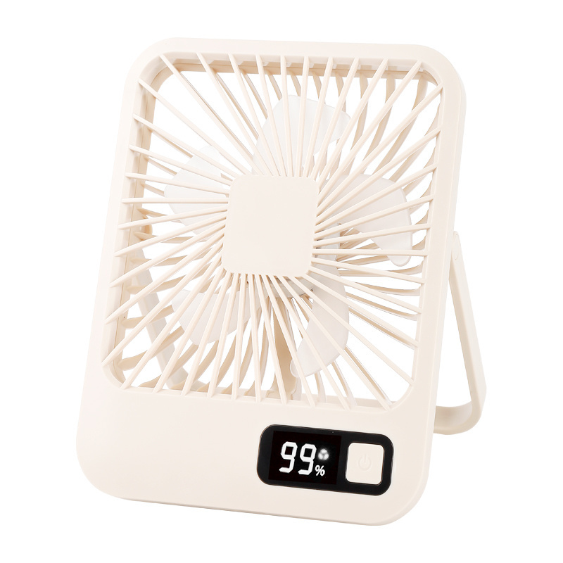 New Ultra-thin Desktop Fold Fan Usb Portable Cooling Fan New Arrival Rechargeable Mini Table Fan