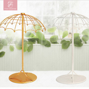 Hot sale Metal Umbrella Wrought iron Flower Stand Wedding Centerpiece & Table Decorations Wholesale