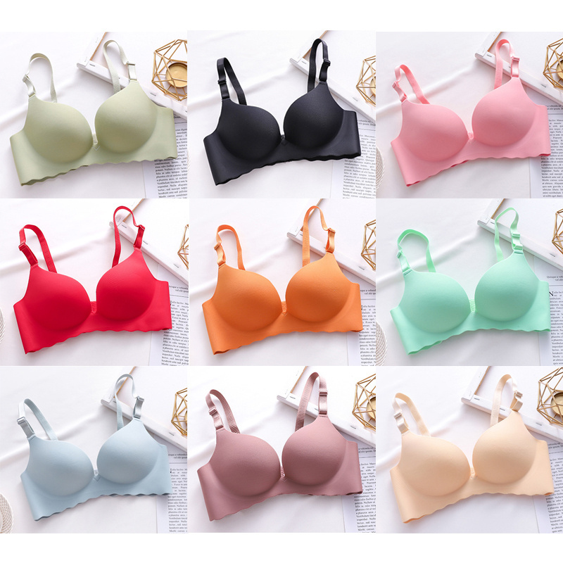 FS065 High Quality 38 Size Conjunto De Sujetador BH Und Slip Lady Underwear Push Up Seamless Bra Sets For Women