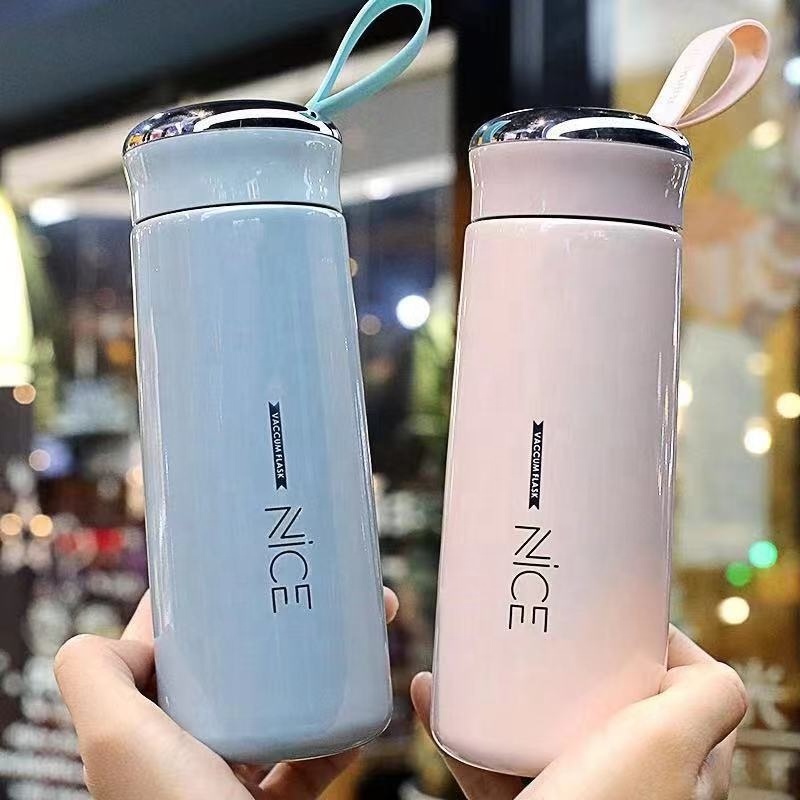 FS070 New Nice glass liner water bottle simple department store student bottle advertising gift