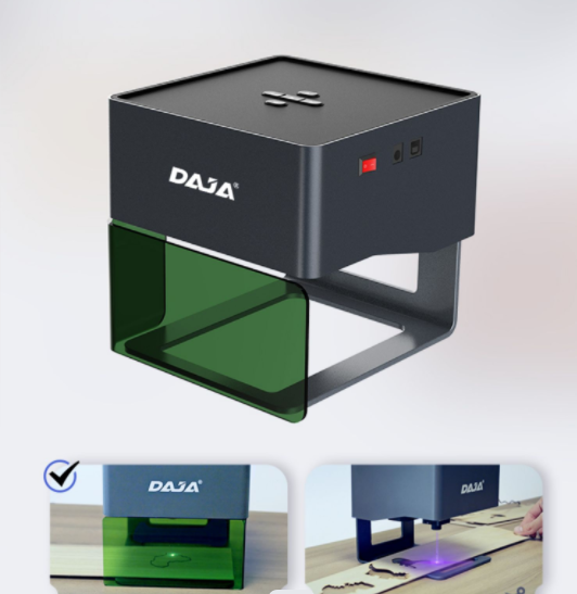 Desktop DAJA DJ6 portable blue light laser machine small engraving laser machine DIY making for nonmetal