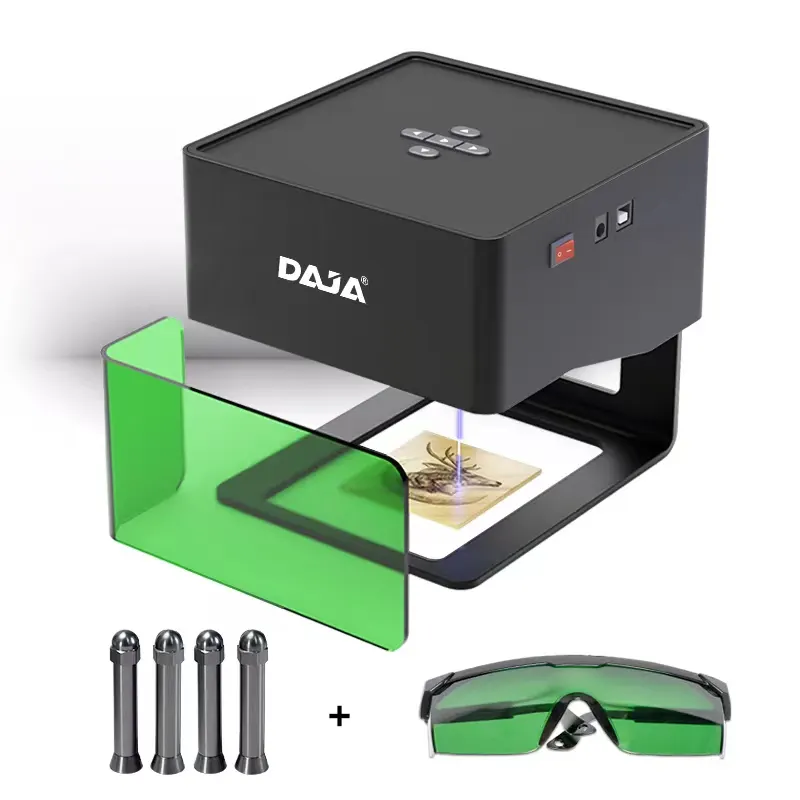 DAJA DJ6 Laser engraving mini portable marking printer mini lettering Electric Wood carving machine For Wood Plastic Leather