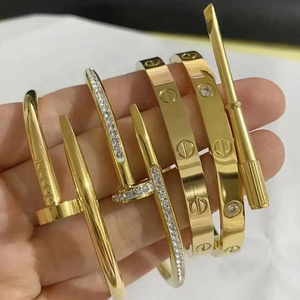 Designer Bracelet High Quality Non Tarnish Fashion Accessories Jewelry 2023 Stainless Steel Brand Jewelry Bracelet Women