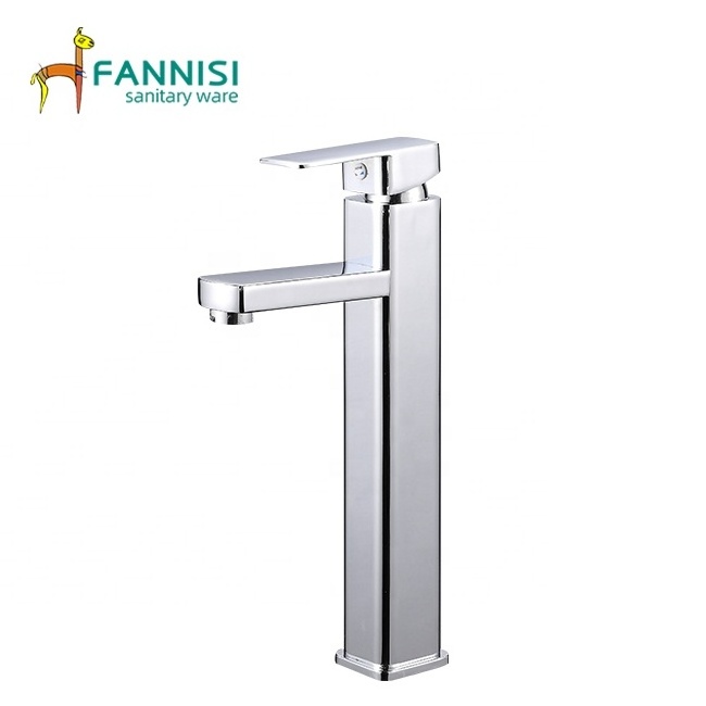 FANNISI top quality kitchen chromed waterfall square faucet adjustable tap extender bathroom drink water faucet