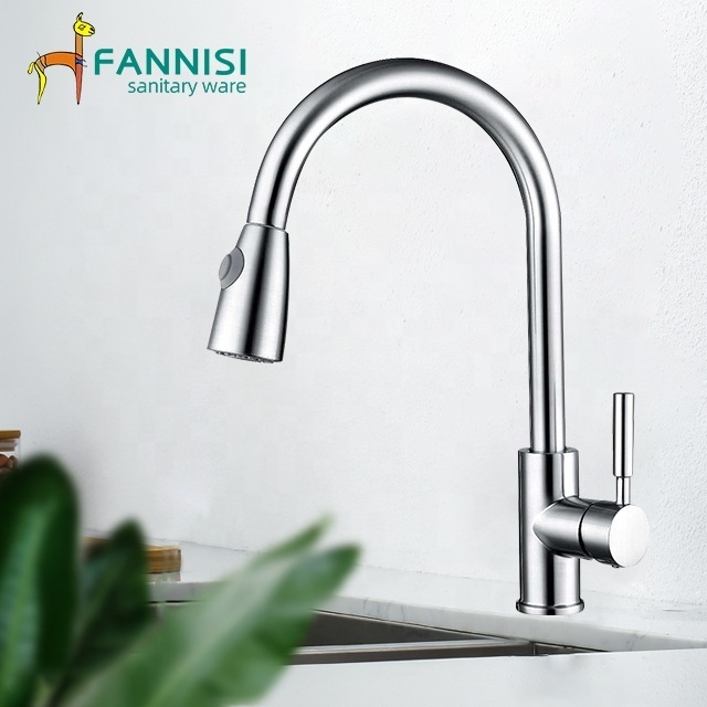 New design high quality brass restaurant commercial nozzle sprayer kitchen sink faucet