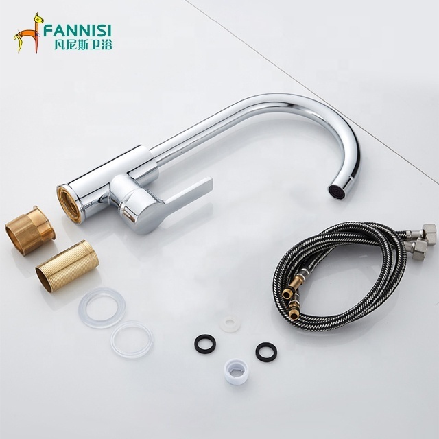 New design high quality brass restaurant commercial nozzle sprayer kitchen sink faucet