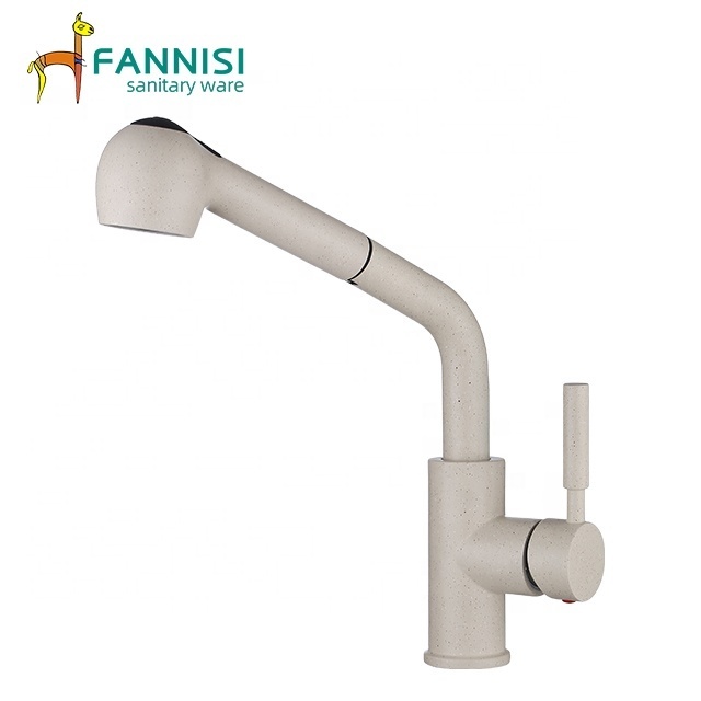 FANNISI crea kitchen faucet silver beige colour kitchen faucets with drinking water tap