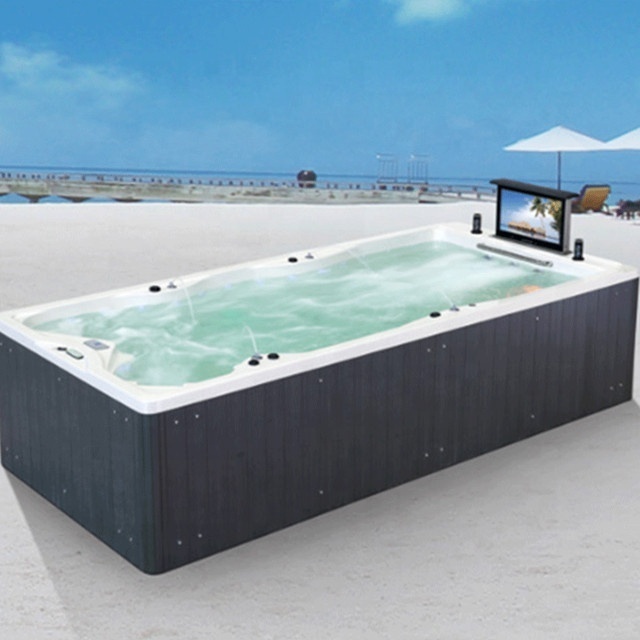 Factory Sell Luxury Freestanding Bath Tub 2 Person Hot Tub Custom Massage Bathtub With Spa