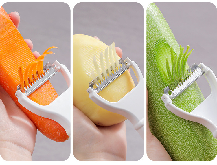 High Quality Grater Fruit And Vegetable Strainer Bowl Set Flat Grater With Julienne Peeler Zester Grater Fruit Slicer