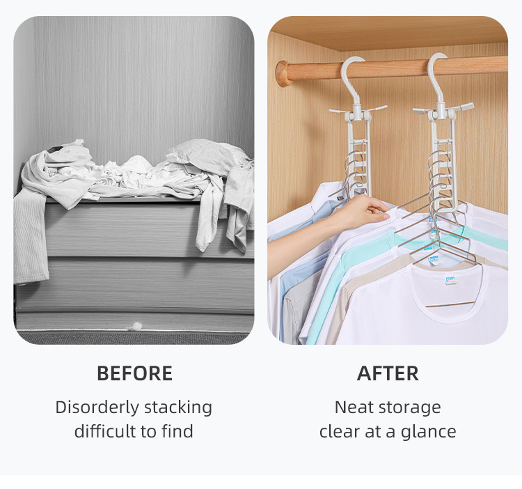 New Design hanger storage artifacts magic clothes rack to hang clothes home drying rack dormitory folding