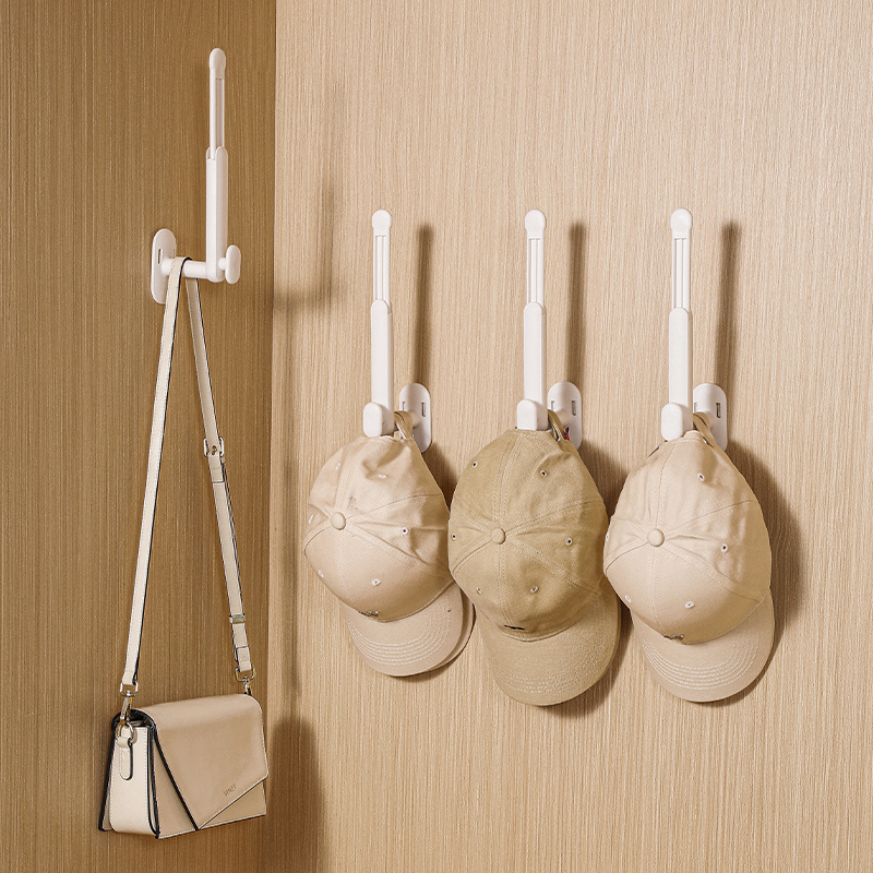 Creative Hat Rack for Baseball Storage Organizer Holder for Wall with Hooks Paste Hat Holder for Closet Door Bedroom