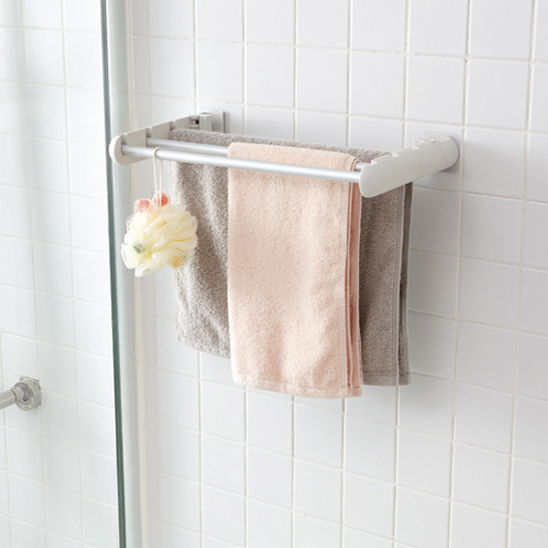 Wall hanging towel rod Hanger Drying Rack for Laundry Room Closet Storage OrganizationWall hanging towel rod