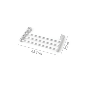 Clothes Hanger Wall Mount Retractable Cloth Drying Rack Indoor & Outdoor Space Saving Aluminum Home Laundry Clothesline