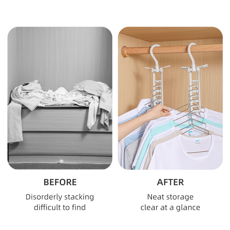 New Design hanger storage artifacts magic clothes rack to hang clothes home drying rack dormitory folding