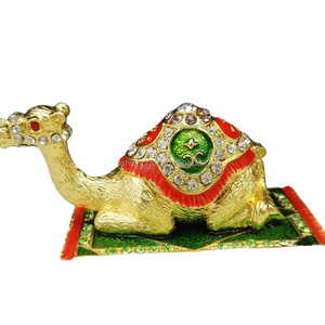 camel sitting on carpet enamel camel trinket box for gifts