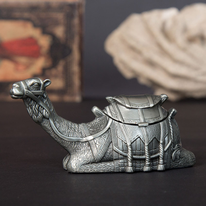 camel jewelry box trinket box pewter gifts decorative box