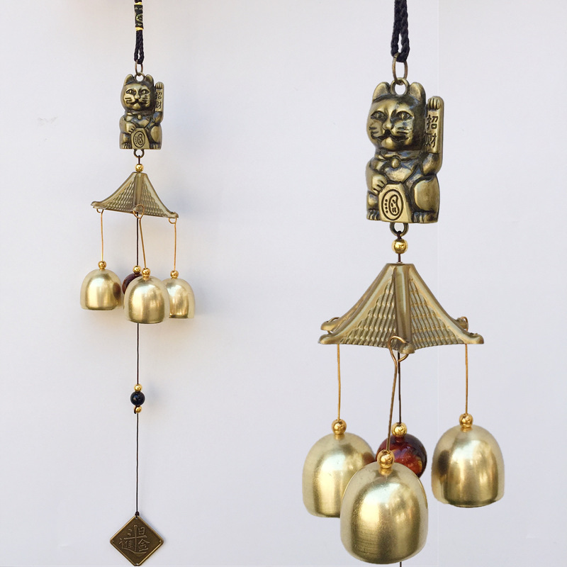 metal  china dragon fengshui wind chimes