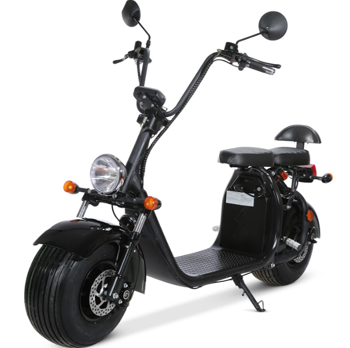 2022 2023 Eu Uk European Warehouse Free Shipping Cheap 1500W Fat Tire Suspension Electric Motorcycle City Coco Scooter For Adult