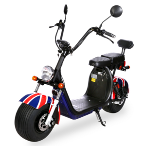 2022 2023 Eu Uk European Warehouse Free Shipping Cheap 1500W Fat Tire Suspension Electric Motorcycle City Coco Scooter For Adult