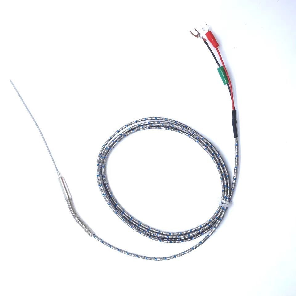 1.5 *150mm  ultra fine probe type J type,K type  thermocouple temperature  sensor 2 wire